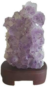 Amethyst Druse Lamp 6" - 7"