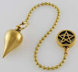 Brass Pendulum With Pentagram