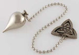 Silver-toned Pendulum With Triquetra