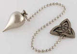 Silver-toned Pendulum With Triquetra