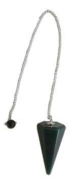 6-sided Bloodstone Pendulum