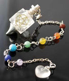 Clear Quartz Chakra Pentagram