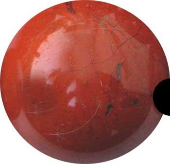 40mm Jasper, Red Sphere