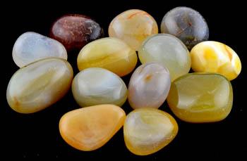 1 Lb Banded Agate Tumbled