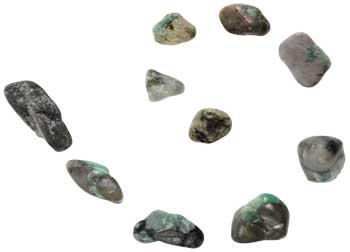 1 Lb Emerald Tumbled