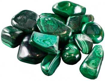 1 Lb Malachite Tumbled