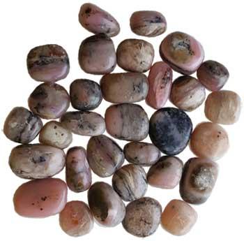 1 Lb Opal, Pink Tumbled Stones