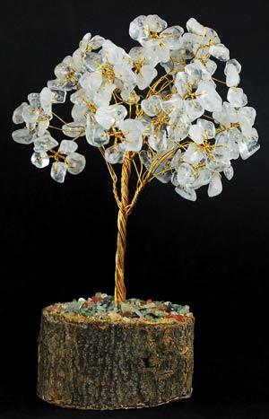 Quartz Gemstone Tree 160 Beads