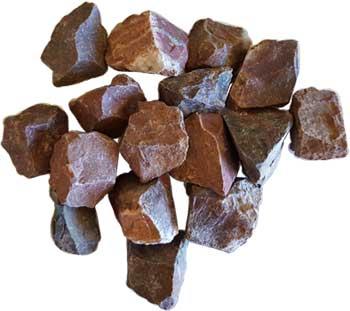 1 Lb Jasper, Red Untumbled Stones