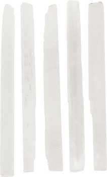 7" Selenite Mini Sticks 5 Pack