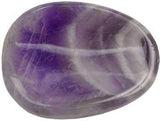 Chevron Amethyst Worry Stone