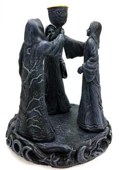 7" Maiden Mother Crone Cone Holder