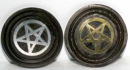 Black Pentagram Coaster