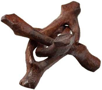 2" 3-legged Wooden Stand