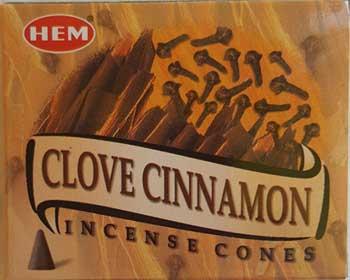 Clove Cinnamon Hem Cone 10 Pack