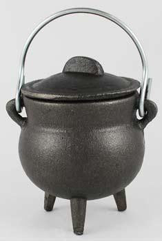 Plain Cast Iron Cauldron 3"