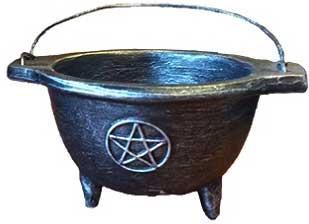 4" Pentagram Cauldron Resin