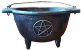 6" Pentagram Cauldron Resin