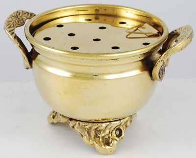 Brass Cauldron - Screen Burner 3"