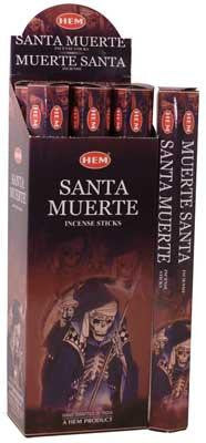 Santa Muerte Hem Stick 20pk