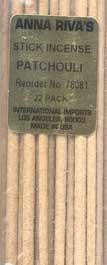 Patchouli Anna Riva Stick 22pk