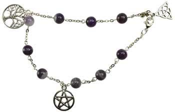 Amethyst Anklet