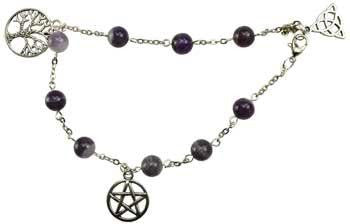 Amethyst Anklet