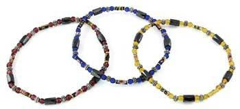 Magnetic Hematite Colored Anklet