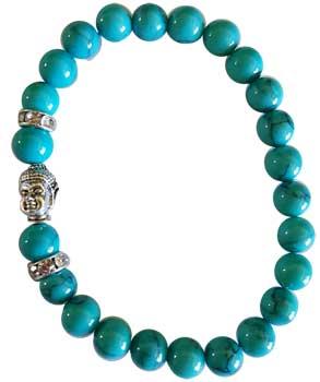 Om Turquoise (synthetic) Bracelet