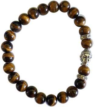 Om Tiger's Eye Bracelet