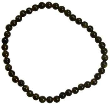 4mm Black Obsidian Stretch