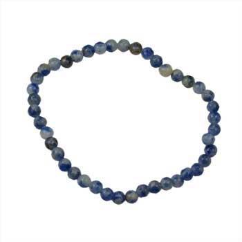 4mm Sodalite Stretch Bracelet