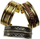 1" Assorted Two Tone Bracelet