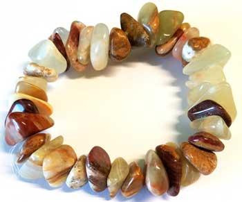 Onyx Gemstone Bracelet Stretch