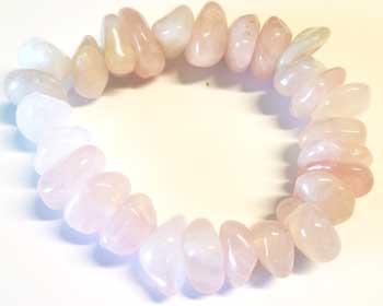 Rose Quartz Gemstone Bracelet Stretch