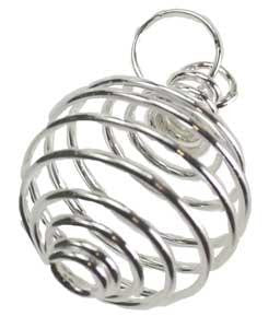 3-4" X 5-8" Silver Plated Coil