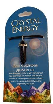 Abundance (blue Goldstone) Double Terminated