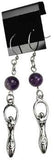 Amethyst Goddess Earrings