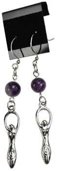 Amethyst Goddess Earrings