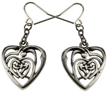 Celtic Heart Earring
