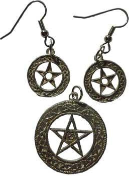 Spiral Pentagram Set