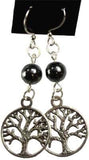 Hematite Tree Of Life Earrings