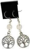 Quartz Tree Of Life Earrings