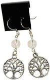 Quartz Tree Of Life Earrings