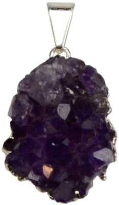Amethyst Cluster Pewter