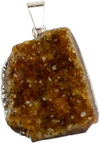 Citrine Cluster Pewter