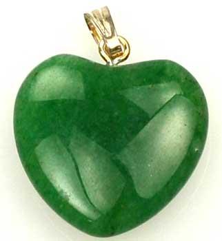 3-4" (20mm) Aventurine, Green Heart