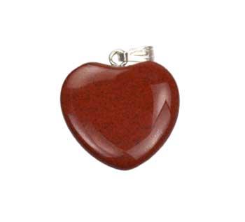 3-4" (20mm) Jasper, Red Heart