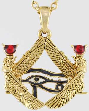 Isis Framed Eye Of Horus