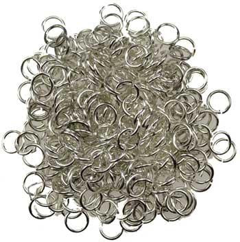 Jump Rings, Silver Plated 1oz